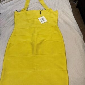 Herve Leger x F21  bodycon dress,